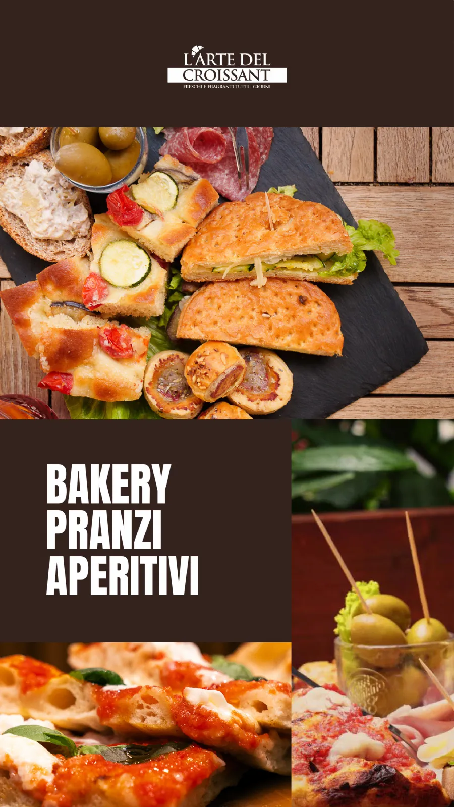 Listino online : MENU L'ARTE DEL CROISSANT ESPRESSO - BAR BISTROT